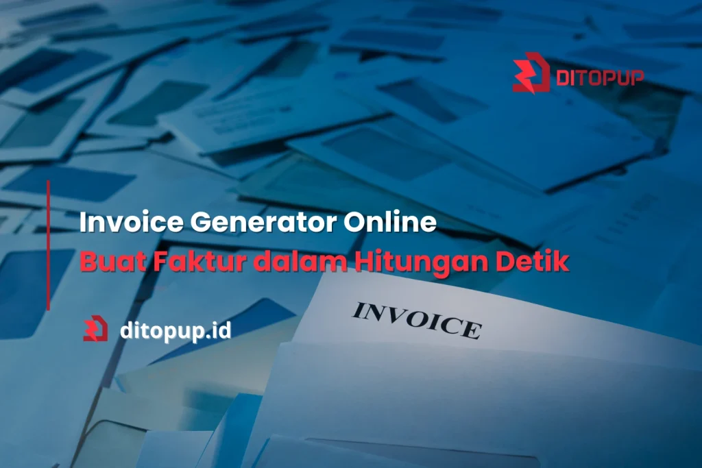 Invoice Generator Online, Buat Faktur dalam Hitungan Detik